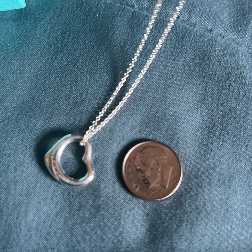 Tiffany & Co Elsa Peretti Heart Necklace Small - Picture 11 of 11